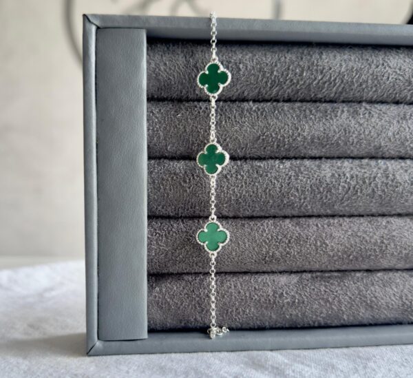 Pulseira trevo verde