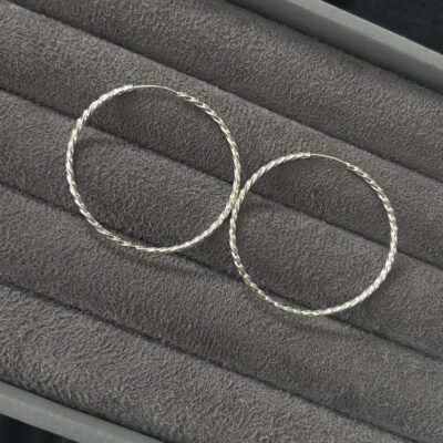 Argola Redonda Trançada